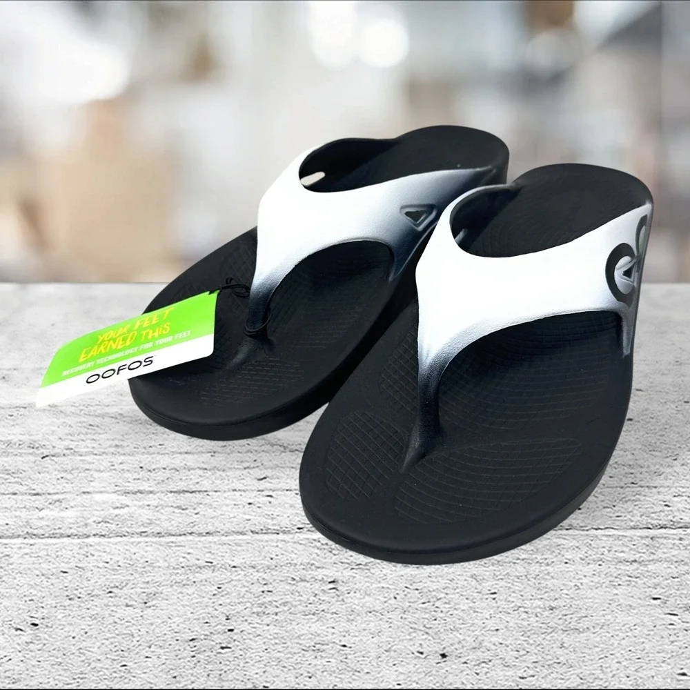 OOFOS Sandal Flip Flops OOFOAM Mens Size 16‎ 1001 GRPH - GRAPHITE Sport Black